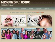 Tablet Screenshot of missionsouthside.org